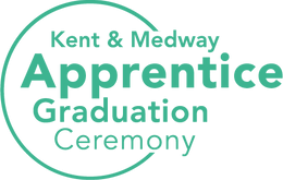 Logo for the Kent and Medway apprentice graduation ceremony