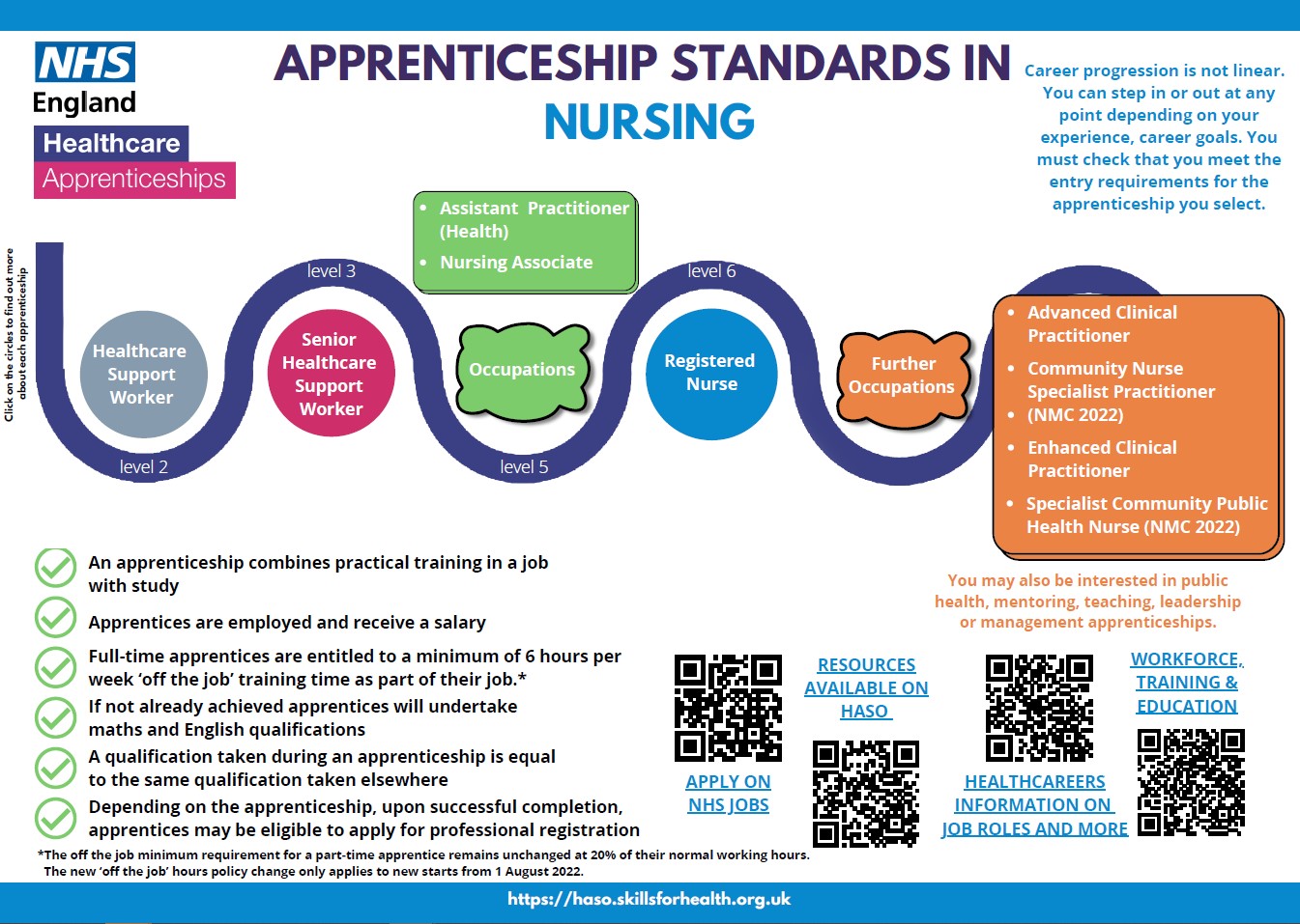 Skills for health apprenticeship standards for nursing